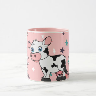 Milch warm von der Kuh Tasse