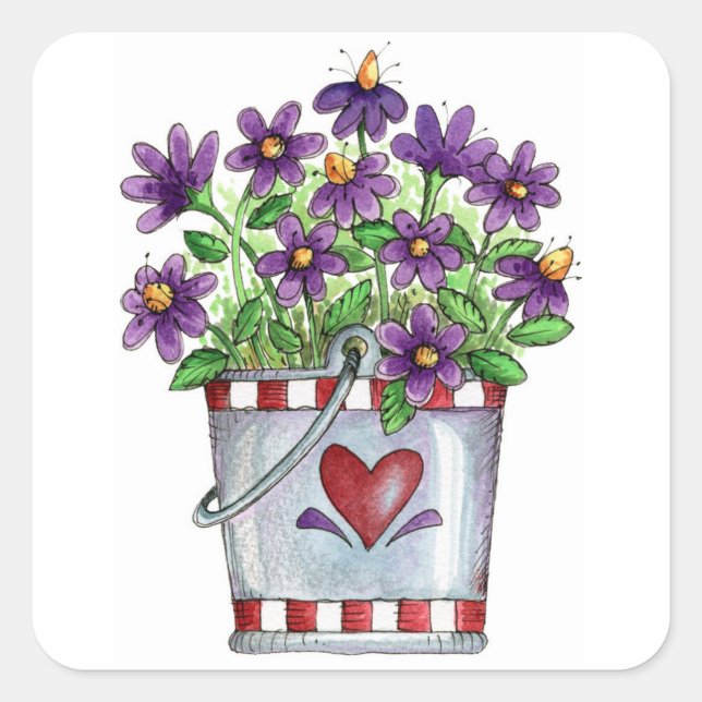 Milcheimer - Aufkleber (Vorderseite)