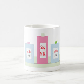Milchflaschen Cartoon niedliche Tasse