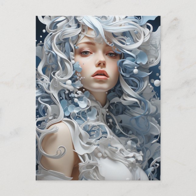 Milchgöttin Postkarte (Vorderseite)