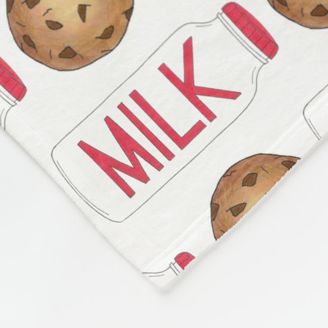 Milchjogschokolade Chip Cookies Snack Food Feinsch Fleecedecke (Ecke)