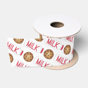 Milchjogschokolade Chip Cookies Snack Food Feinsch Satinband