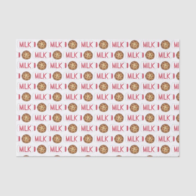 Milchjogschokolade Chip Cookies Snack Food Feinsch Seidenpapier (Vorderseite)