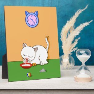 Milchkatze Fotoplatte