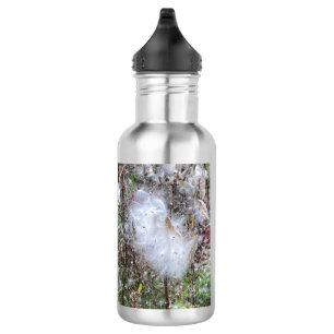 Milchkraut und Seide Edelstahlflasche