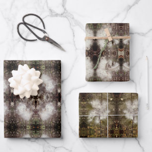 Milchkrautfrüchte, Samen und Seide   San Telmo   Geschenkpapier Set