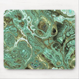 Milchkrautmuskeln, Aquamariner Marmorschlauch Mousepad