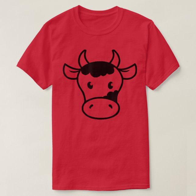 Milchkuh-Bauer T-Shirt (Design vorne)