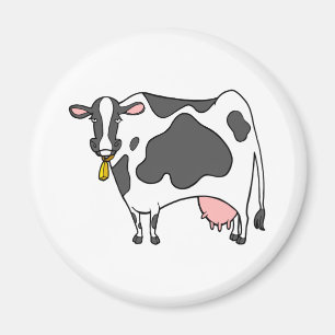 Milchkuh-Cartoon Magnet