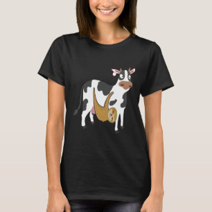 Milchkuh Langsamer Faultier Wortspiel Bauer Kinder T-Shirt
