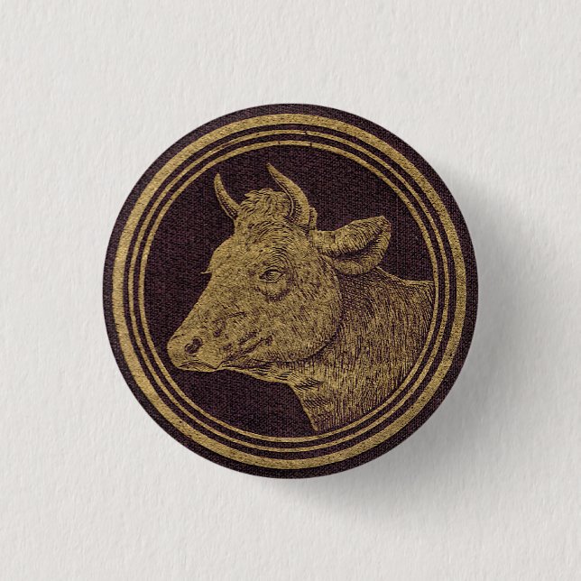 Milchkuh (Milchkuh) Button (Vorderseite)