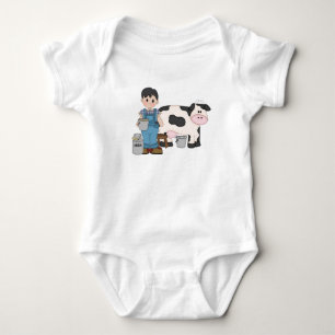 Milchkühe Baby Strampler