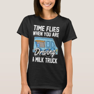 Milchkühe Bauer Milchtransporter T-Shirt