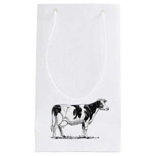 Milchkühe Holstein Fresian Pencil Zeichnend Kleine Geschenktüte