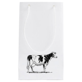 Milchkühe Holstein Fresian Pencil Zeichnend Kleine Geschenktüte