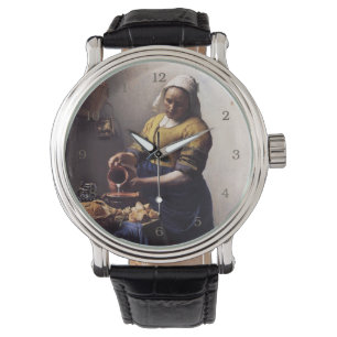 Milchmädchen von Johannes Vermeer Armbanduhr