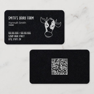Milchmilch kundenspezifische QR-Visitenkarte Visitenkarte