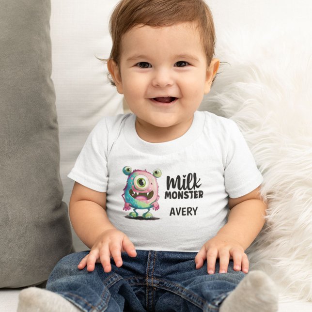 Milchmonster Albern Baby T-shirt (Von Creator hochgeladen)