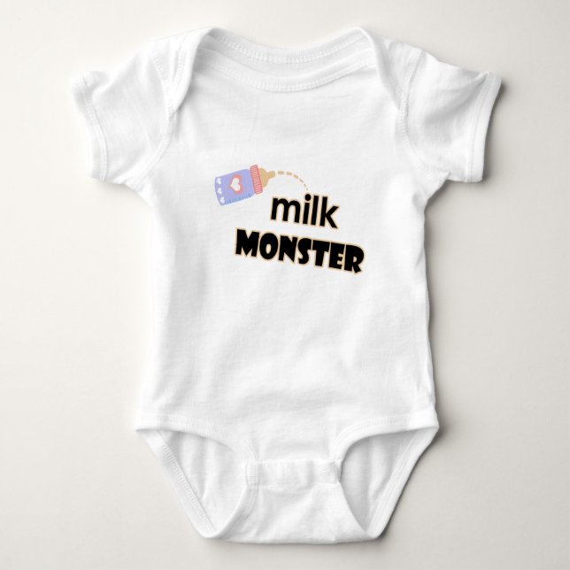 Milchmonster Baby Strampler (Vorderseite)