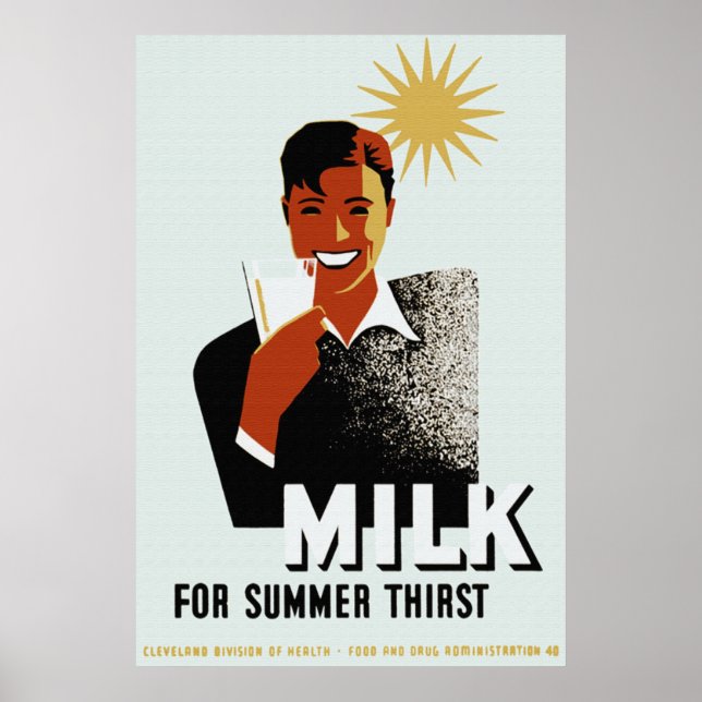 Milchposter Poster (Vorne)