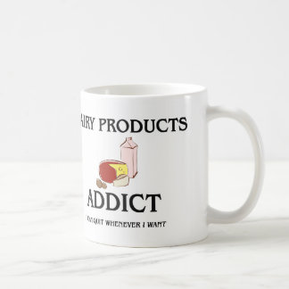 Milchprodukt-Süchtiger Kaffeetasse