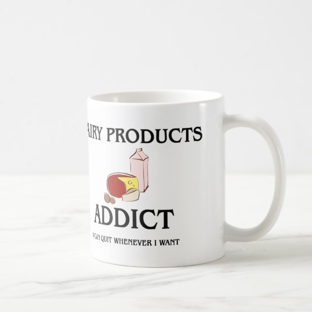Milchprodukt-Süchtiger Kaffeetasse (Rechts)
