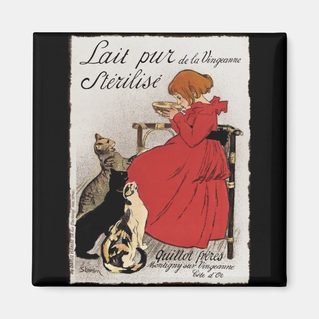 Milchprüfung für die Kätzchen Magnet (Vorne)