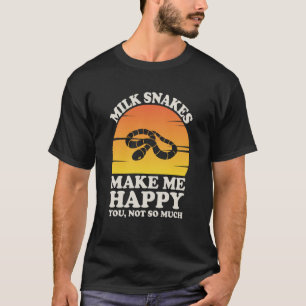 Milchschlangen machen mich glücklich Milchschlange T-Shirt