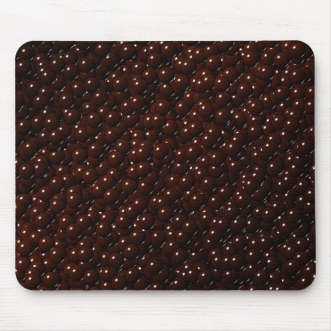 Milchschokolade Candy Balls Camouflage Mousepad (Vorne)