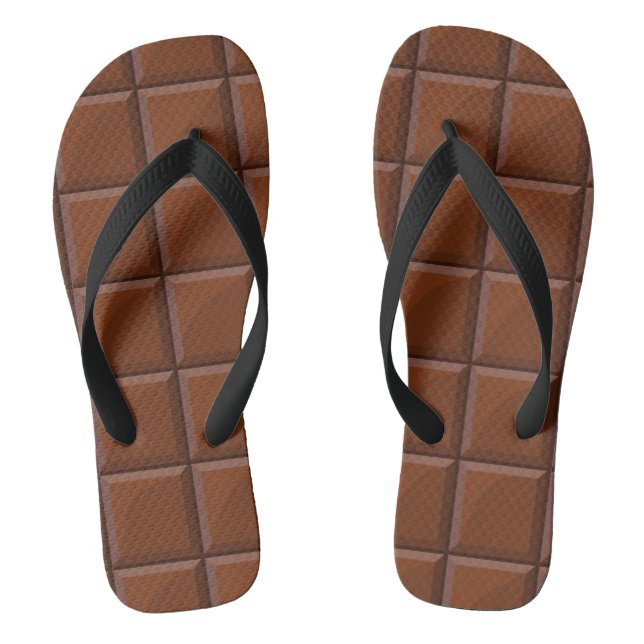 Milchschokolade Flip Flops (Fußbett)