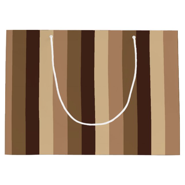 Milchschokolade große Geschenktasche Geschenktüte (Vorderseite)