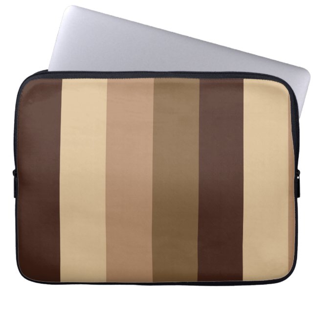 Milchschokolade Laptopschutzhülle (Vorderseite)