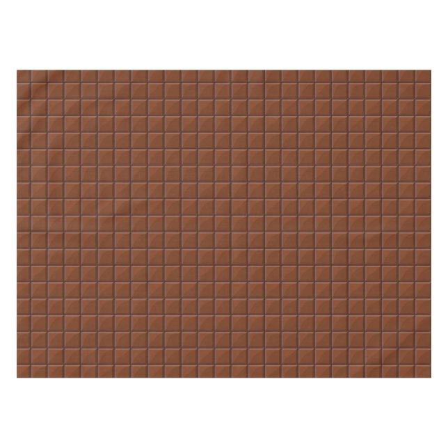Milchschokolade Tischdecke (Vorderseite (Horizontal))
