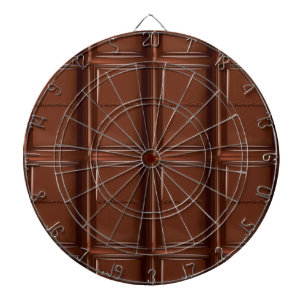 Milchschokoladentafel Dartscheibe