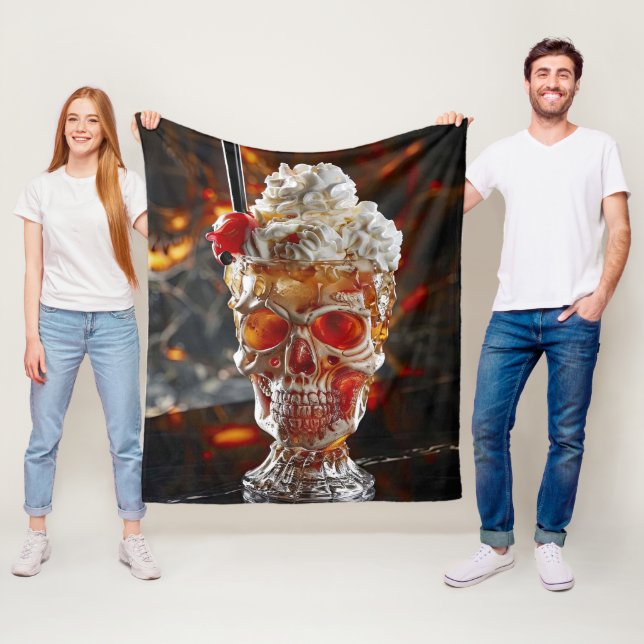 Milchshake Fleecedecke (Beispiel)