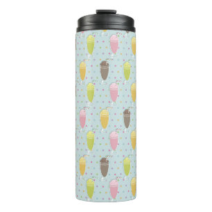 Milchshake-Muster Thermosbecher