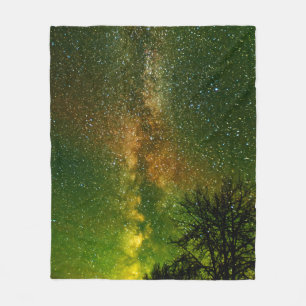 Milchstraße & Aurora Borealis Ontario Kanada Fleecedecke