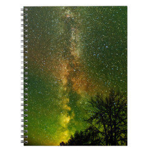 Milchstraße & Aurora Borealis   Ontario Kanada Notizblock