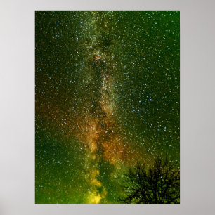 Milchstraße & Aurora Borealis   Ontario Kanada Poster