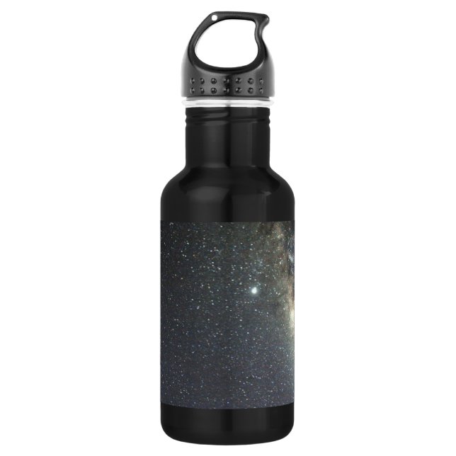 Milchstraße-Galaxie-Edelstahl Edelstahlflasche (Vorderseite)
