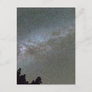 Milchstraße Perseid Meteor Dusche Postkarte