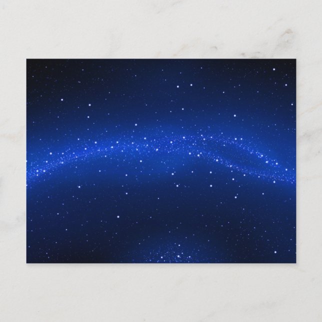 Milchstraße Postkarte (Vorderseite)