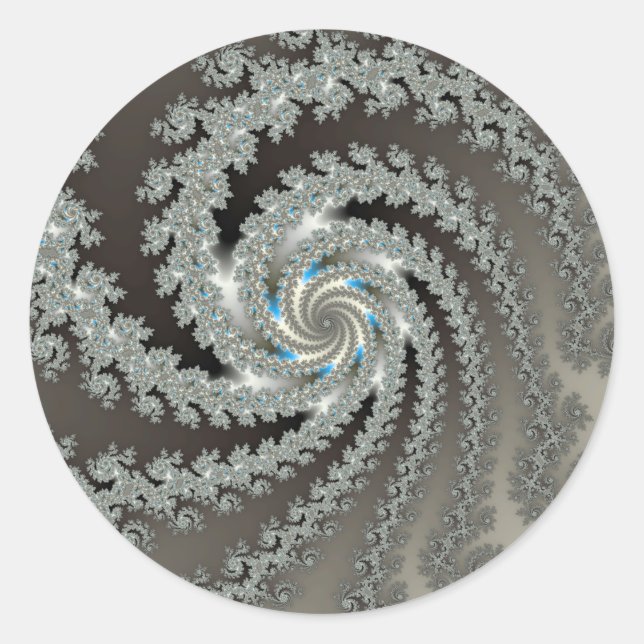 Milchstraße Runder Aufkleber (Vorderseite)