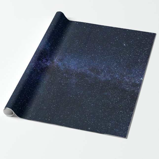 Milchstraße spielt Galaxie die Hauptrolle Geschenkpapier (Ungerollt)