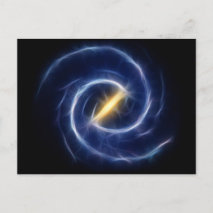 Milchstraße Spiralgalaxie Postkarte