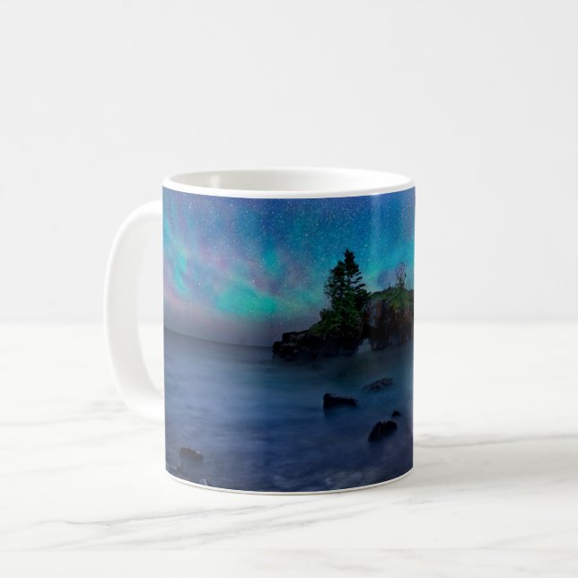 Milchstraße über Hollow Rock Kaffeetasse (Vorderseite Links)