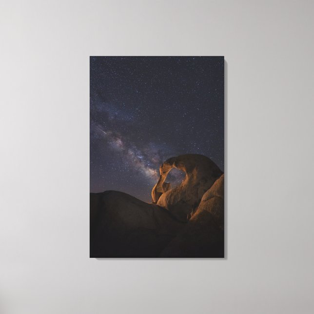Milchstraße und Cyclops-Arch | Alabama Hills Leinwanddruck (Vorderseite)