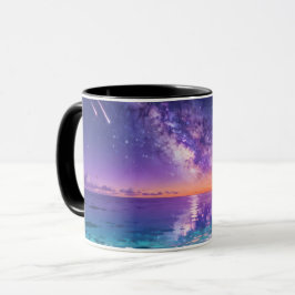 Milchstraßen-Ozean-Tasse | Träumerische Galaxie-Me Tasse