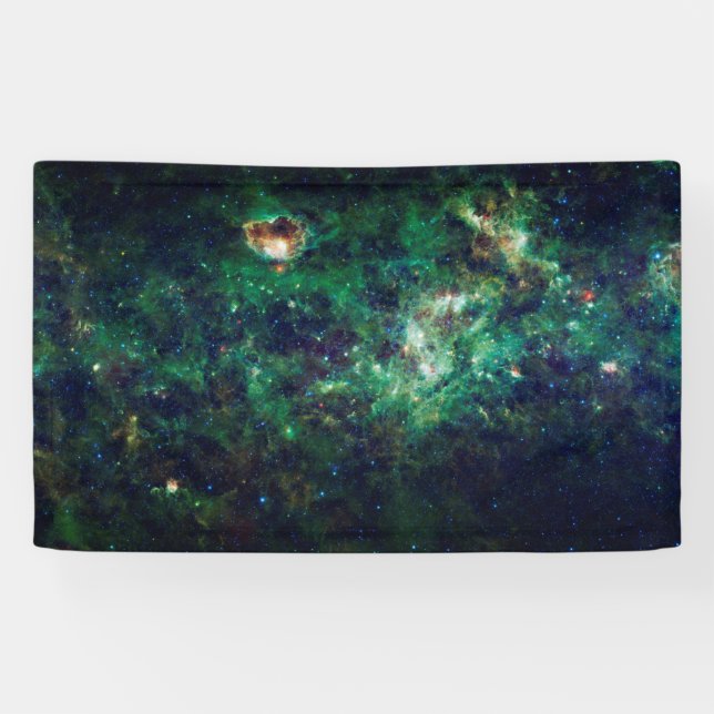 Milchstraßengalaxie Kosmischer Raum Banner (Horizontal)