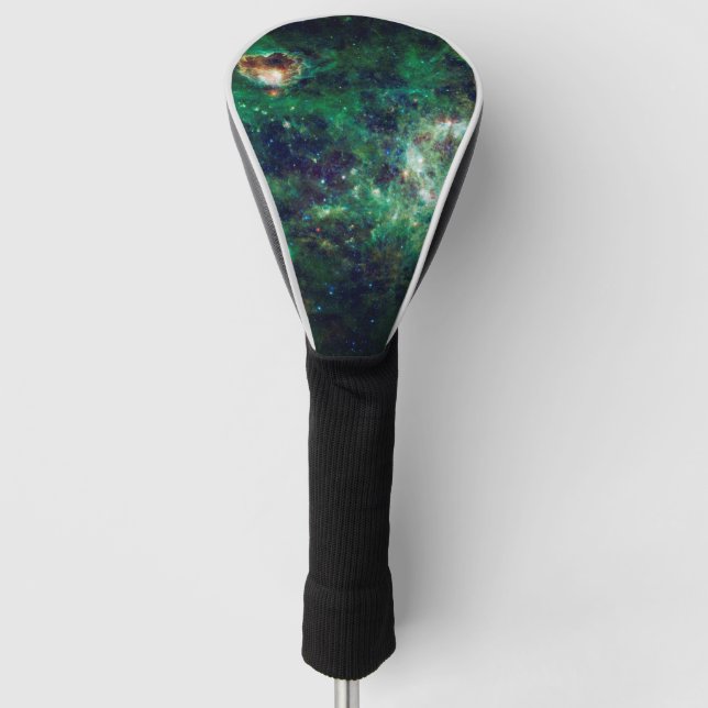 Milchstraßengalaxie Kosmischer Raum Golf Headcover (Vorderseite)